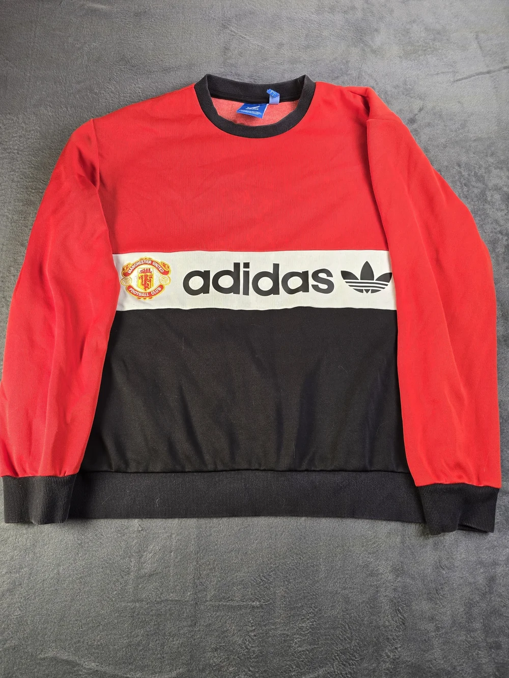 Adidas Originals Manchester United 1984 Retro Crewneck Sweatshirt Mens XL